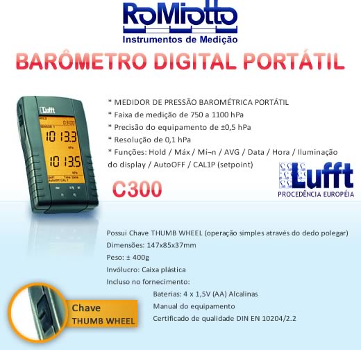 Barômetro LUFFT C300 2120.00